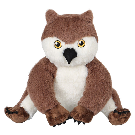 24CM Sitting Brown Bear Cute Owlbear Cosplay Plush Toys Cartoon Soft Stuffed Animals Dolls Mascot Xmas Gift