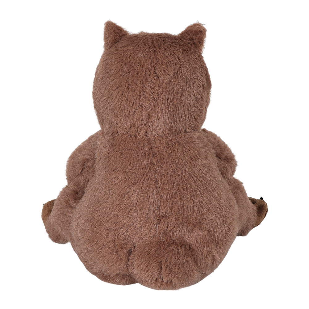 24CM Sitting Brown Bear Cute Owlbear Cosplay Plush Toys Cartoon Soft Stuffed Animals Dolls Mascot Xmas Gift