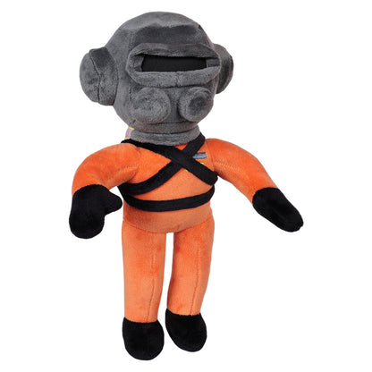 29CM Orange Space Suit Players Cosplay Plush Toys Cartoon Soft Stuffed Dolls Mascot Birthday Xmas Gift