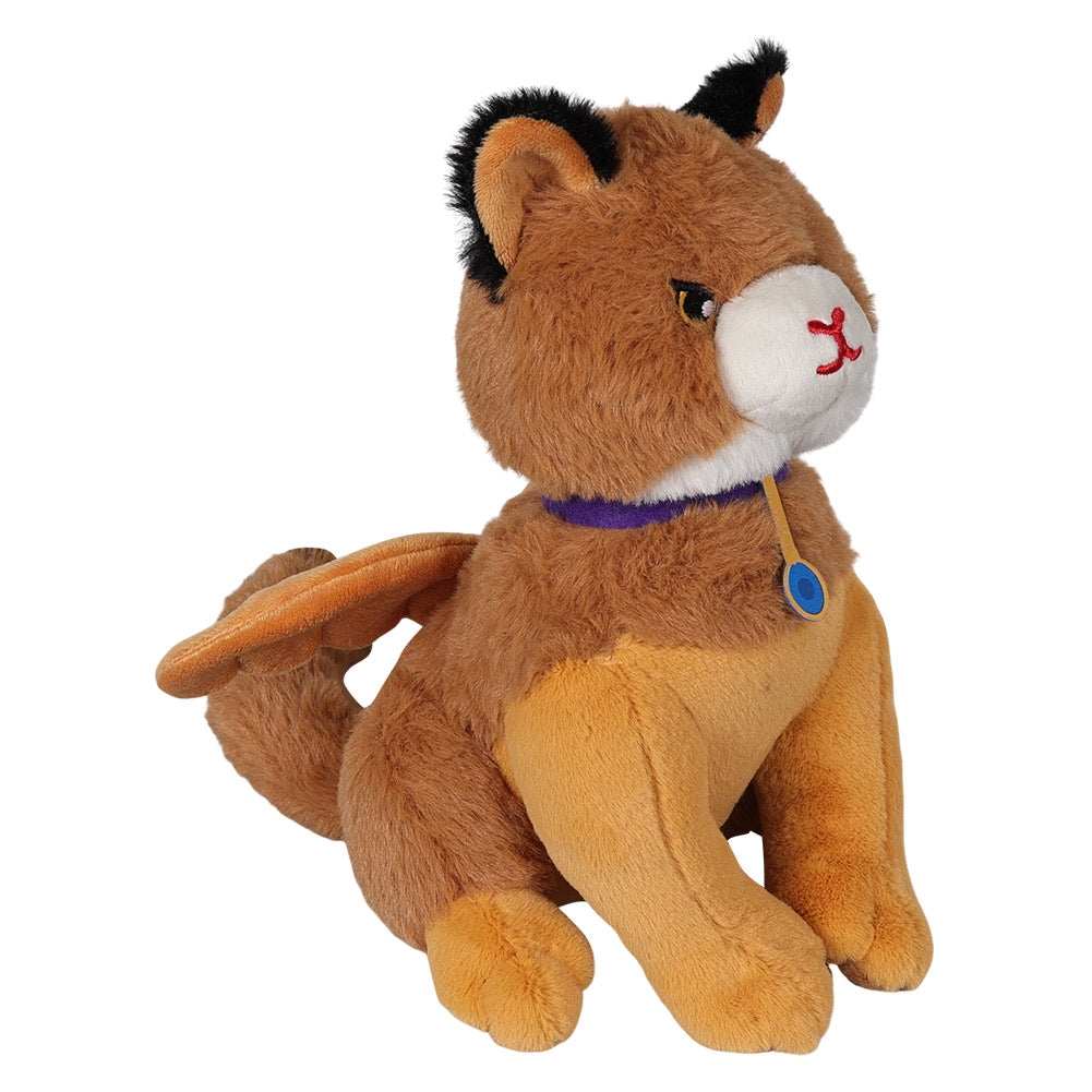 23CM Yellow Winged Cats Cosplay Plush Toys Cartoon Soft Stuffed Animals Dolls Mascot Xmas Gift
