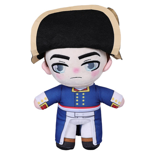 25CM Blue Napoleon Cosplay Plush Toys Cartoon Soft Stuffed Dolls Mascot Birthday Xmas Gift