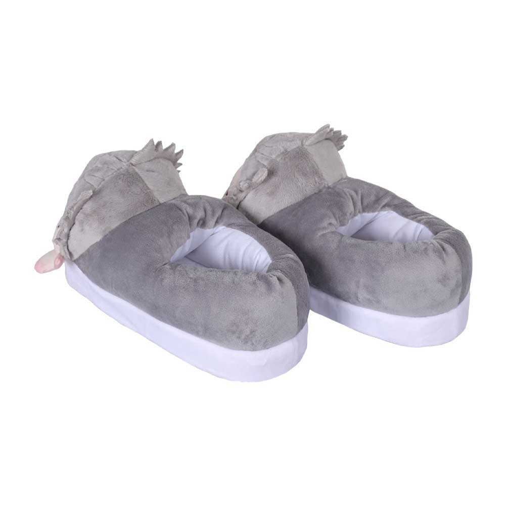 Gray Astarion Plush Slipper Shoes For Adult Winter Warm Cozy Fluffy House Slippers Plush Shoes