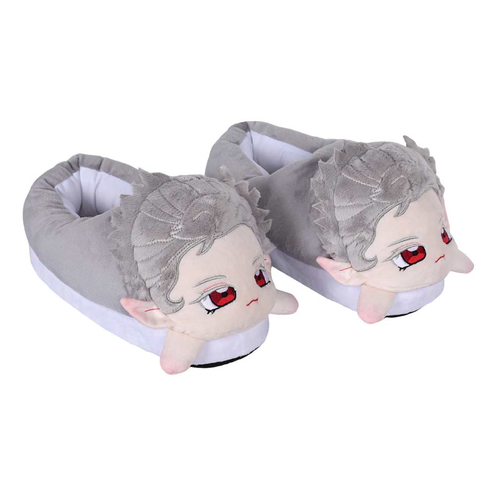 Gray Astarion Plush Slipper Shoes For Adult Winter Warm Cozy Fluffy House Slippers Plush Shoes