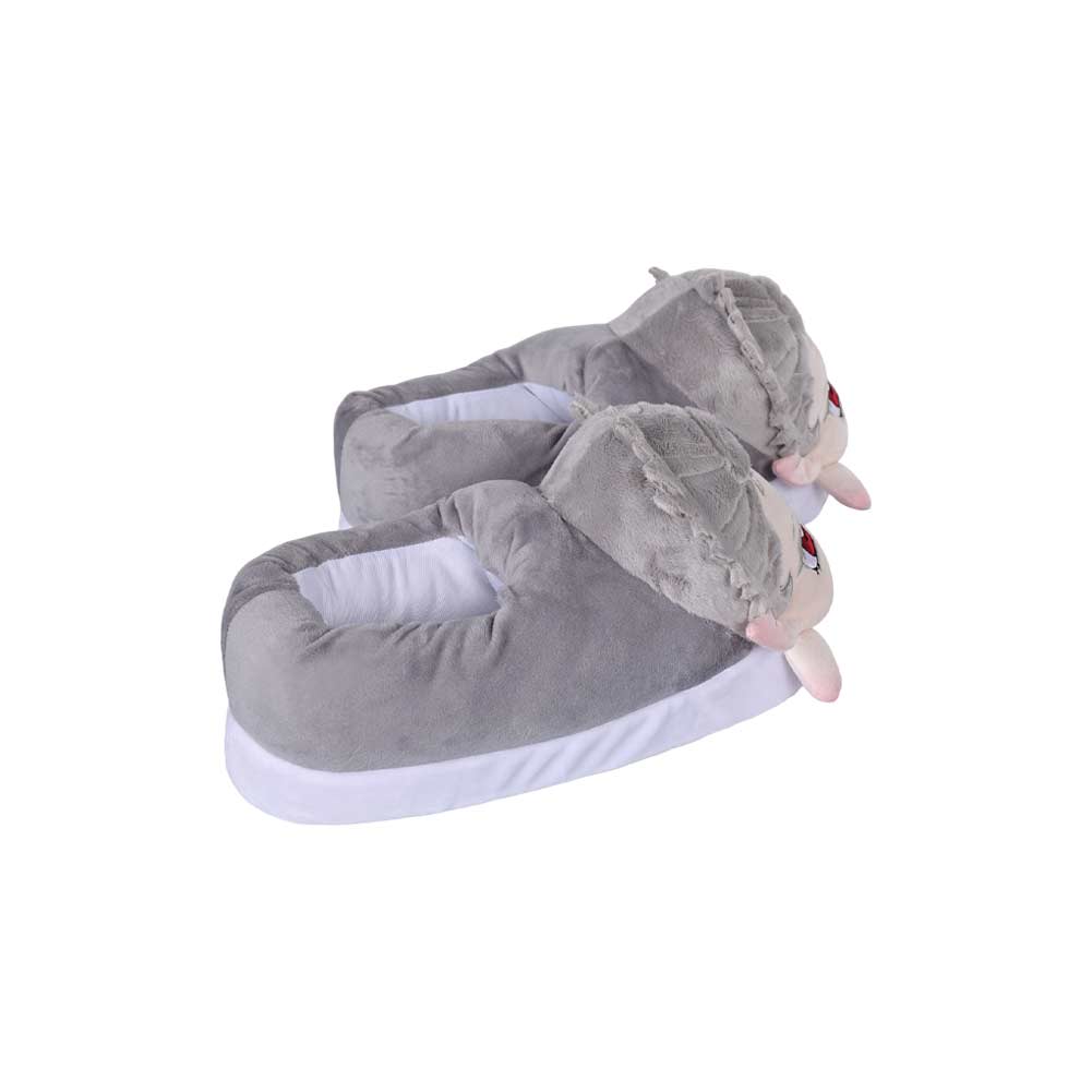 Gray Astarion Plush Slipper Shoes For Adult Winter Warm Cozy Fluffy House Slippers Plush Shoes