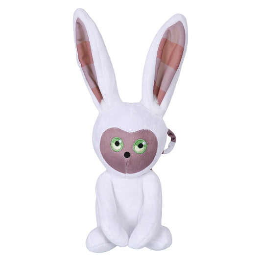 34CM White Monkey Plush Toys Cuddly Soft Stuffed Wild Animals Dolls For Kids Halloween Gifts Home Decor