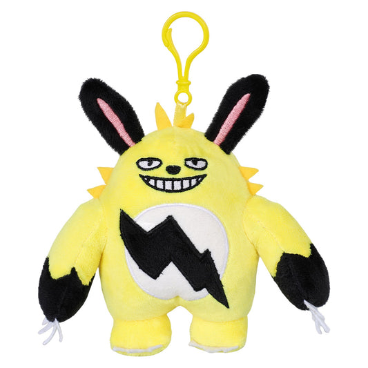 15CM Yellow Bear Grizzbolt Keychain Cosplay Plush Toys Cartoon Soft Stuffed Dolls Mascot Xmas Gift