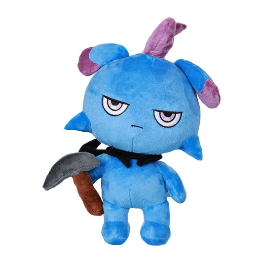 35CM Blue Depresso With Hammer Cosplay Plush Toys Cartoon Soft Stuffed Dolls Mascot Xmas Gift For Kids