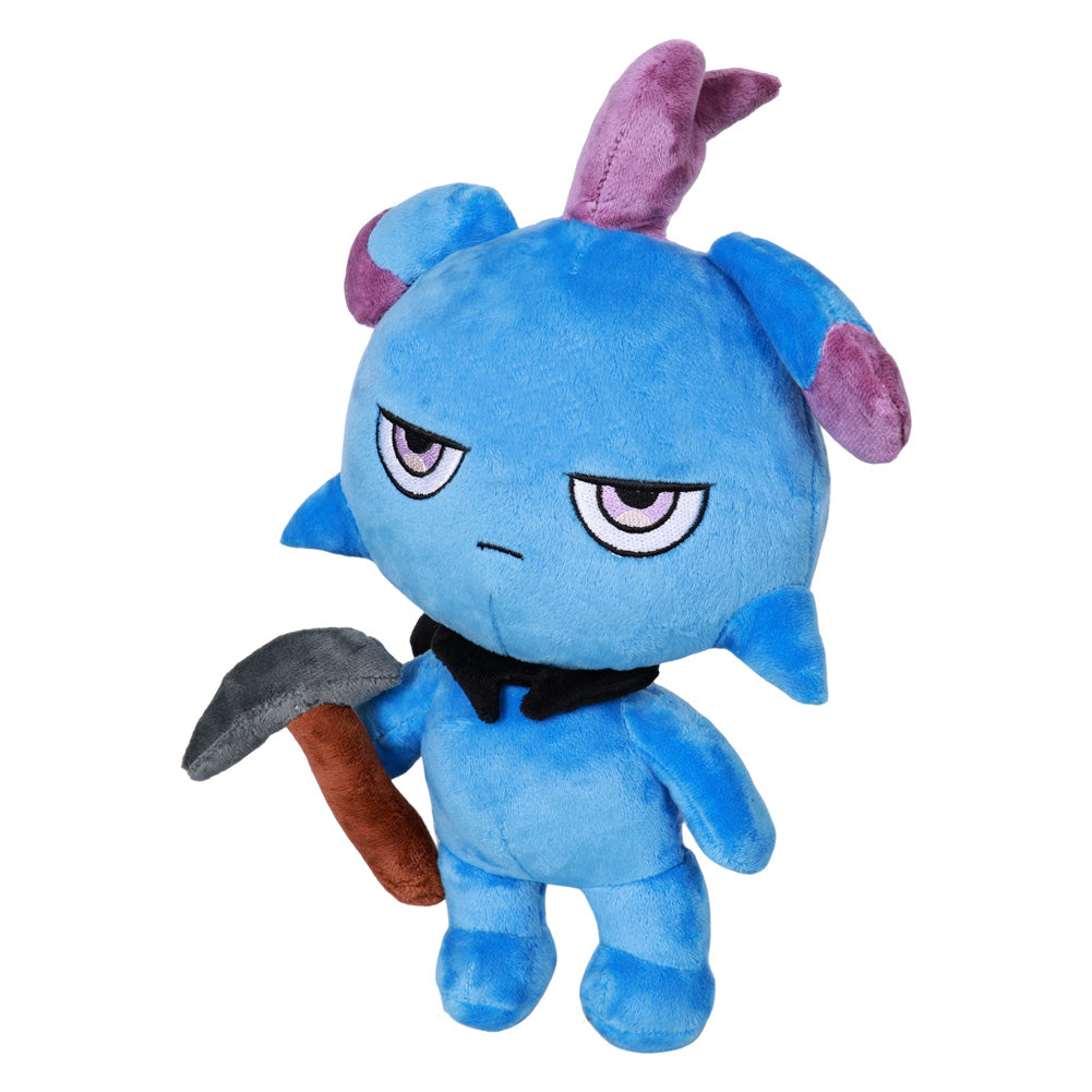 35CM Blue Depresso With Hammer Cosplay Plush Toys Cartoon Soft Stuffed Dolls Mascot Xmas Gift For Kids