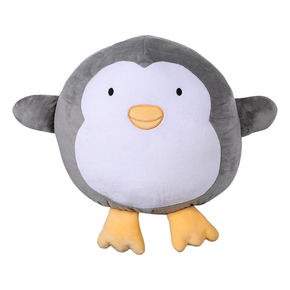 35CM Cute Gray Penguin Dolls Stuffed Animals Plush Gloves Toy For Kids Birthday Xmas Gifts Home Decor