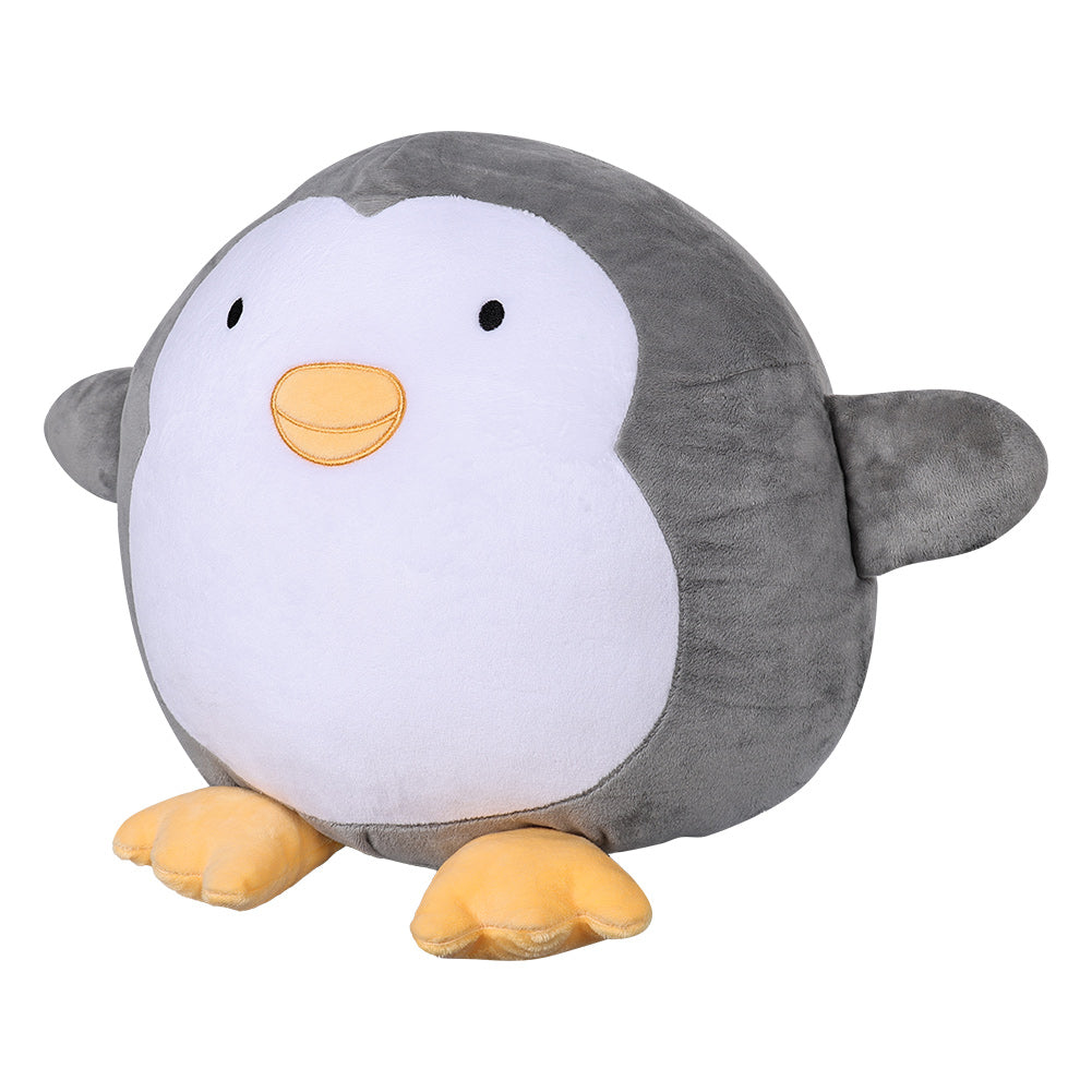 35CM Cute Gray Penguin Dolls Stuffed Animals Plush Gloves Toy For Kids Birthday Xmas Gifts Home Decor