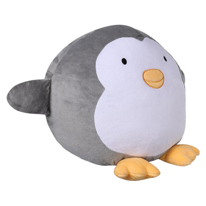 35CM Cute Gray Penguin Dolls Stuffed Animals Plush Gloves Toy For Kids Birthday Xmas Gifts Home Decor