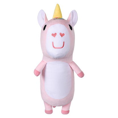 77CM Rainbow Unicorn Long Body Plush Pillow Stuffed Plush Toy Dolls Gift Mascot Gifts