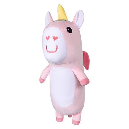 77CM Rainbow Unicorn Long Body Plush Pillow Stuffed Plush Toy Dolls Gift Mascot Gifts