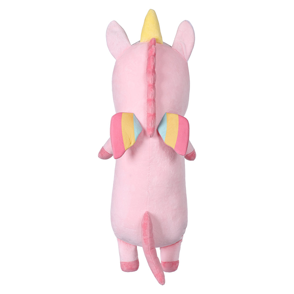 77CM Rainbow Unicorn Long Body Plush Pillow Stuffed Plush Toy Dolls Gift Mascot Gifts