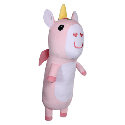 77CM Rainbow Unicorn Long Body Plush Pillow Stuffed Plush Toy Dolls Gift Mascot Gifts