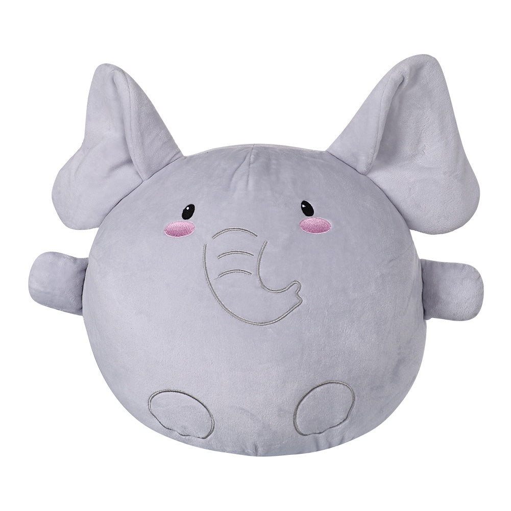 35CM Cute Gray Elephant Dolls Stuffed Animals Plush Gloves Toy For Kids Birthday Xmas Gifts Home Decor