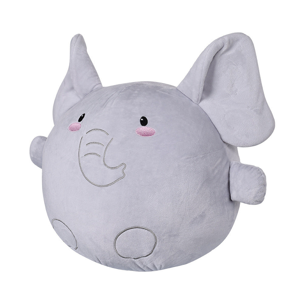 35CM Cute Gray Elephant Dolls Stuffed Animals Plush Gloves Toy For Kids Birthday Xmas Gifts Home Decor