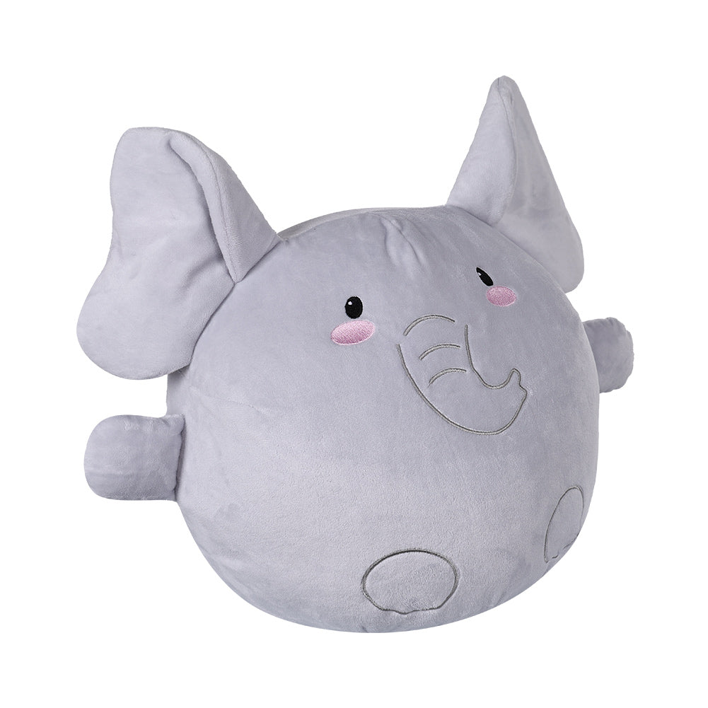 35CM Cute Gray Elephant Dolls Stuffed Animals Plush Gloves Toy For Kids Birthday Xmas Gifts Home Decor