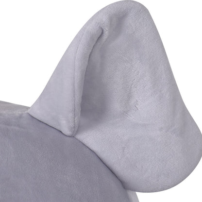 35CM Cute Gray Elephant Dolls Stuffed Animals Plush Gloves Toy For Kids Birthday Xmas Gifts Home Decor