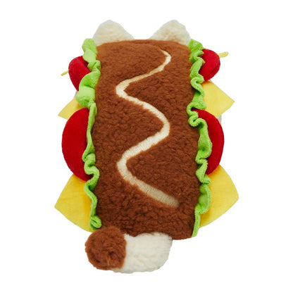 30CM Taco Cat & Hot Dog Cushion Mexican Pillow Stuffed Animal Plush Toys Cute Food Plushies Birthday Party Xmas Gifts