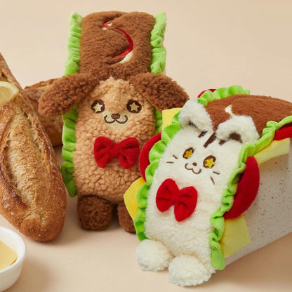 30CM Taco Cat & Hot Dog Cushion Mexican Pillow Stuffed Animal Plush Toys Cute Food Plushies Birthday Party Xmas Gifts