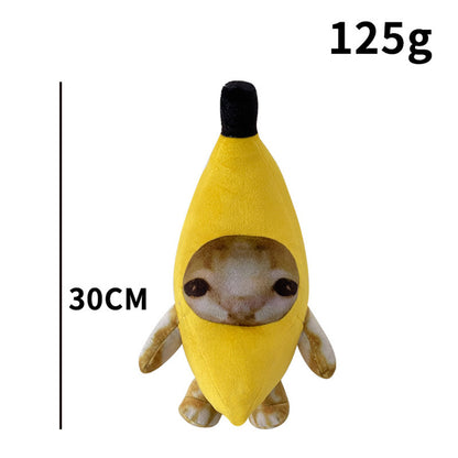 30CM Banana Cat Pet Animals Plush Toys Cartoon Soft Stuffed Dolls Mascot Birthday Xmas Gift