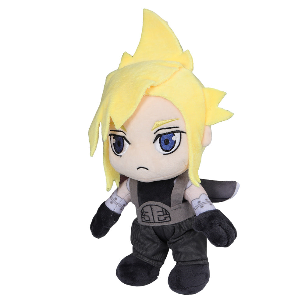 Carton Cloud Strife Black Cosplay Plush Toys Cartoon Soft Stuffed Dolls Mascot Xmas Gift