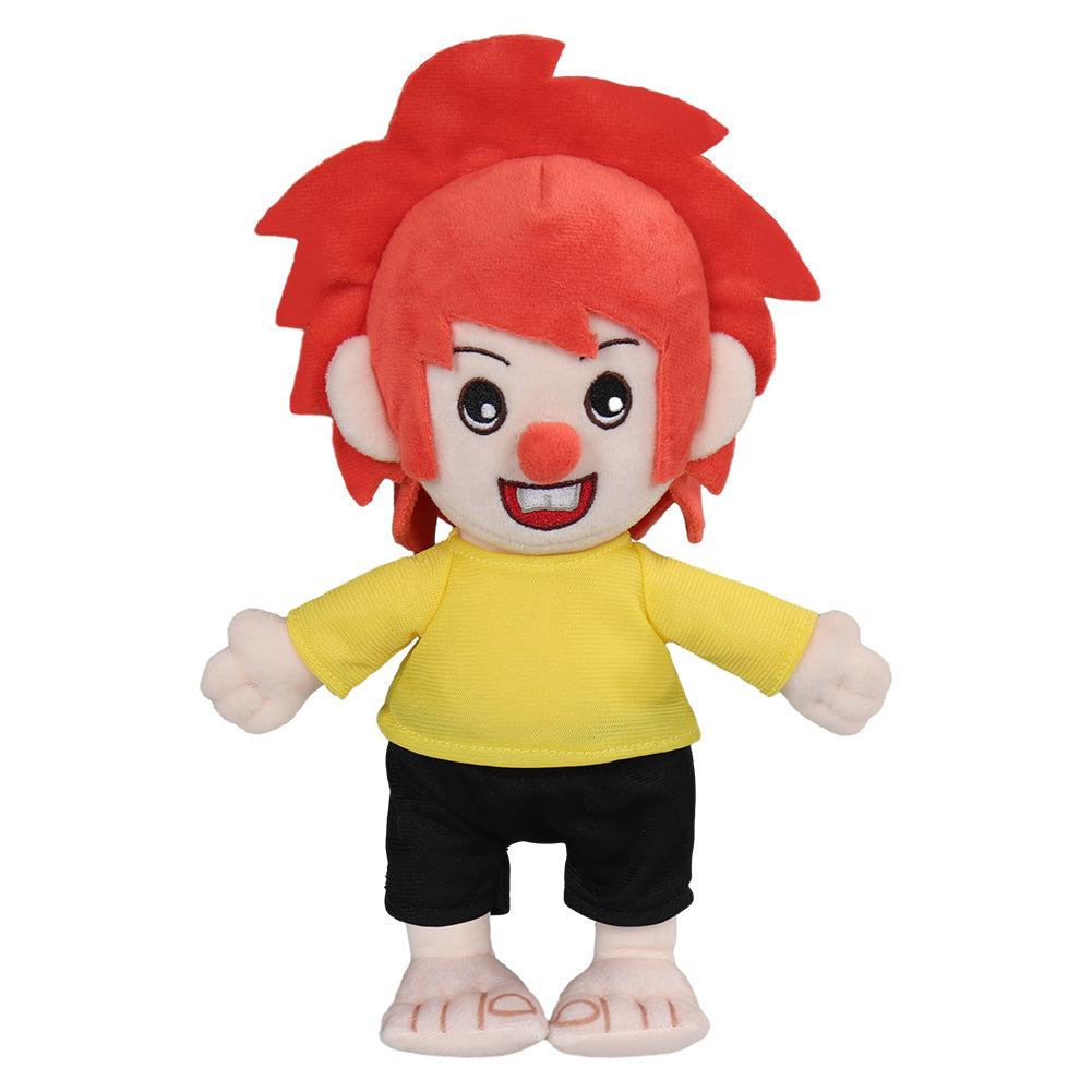 26CM Pumuckl Yellow Cosplay Plush Toys Cartoon Soft Stuffed Dolls Mascot Xmas Gift