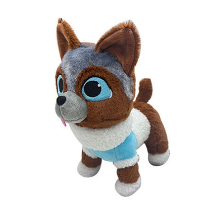 26CM Brown Dog Perrito Cosplay Plush Toys Cartoon Soft Stuffed Dolls Mascot Birthday Xmas Gift