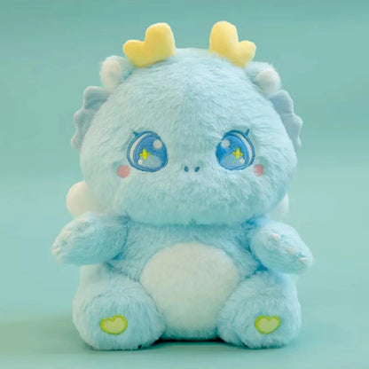 Kawaii Colorful Dragon Soft Stuffed Animal Dolls Plush Toys Mascot Xmas Gifts For Kids New Year Decor