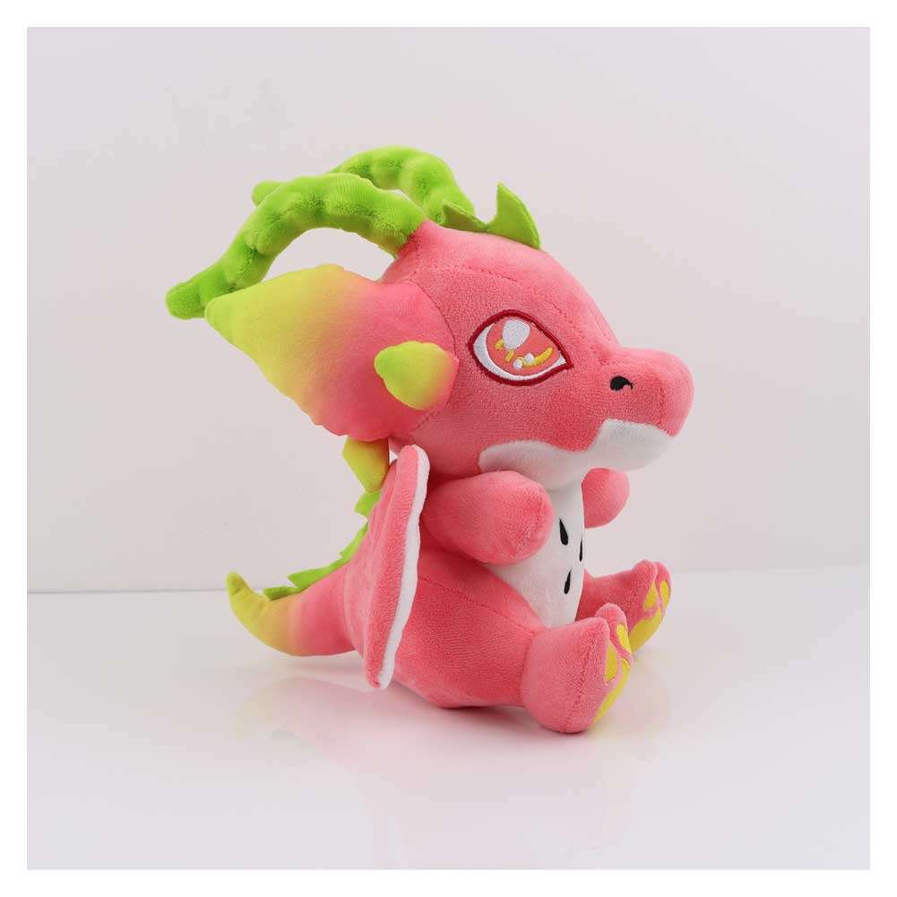 28CM Pitaya Dinosaur Pink Fruit Dragon Soft Stuffed Animal Dolls Plush Toys Mascot Birthday Xmas Gifts