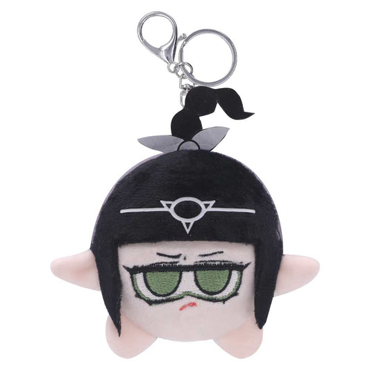 10CM Black Shadowheart Keychain Cosplay Plush Toys Cartoon Soft Stuffed Dolls Mascot Xmas Gift