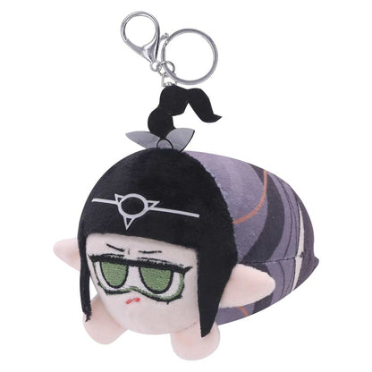 10CM Black Shadowheart Keychain Cosplay Plush Toys Cartoon Soft Stuffed Dolls Mascot Xmas Gift