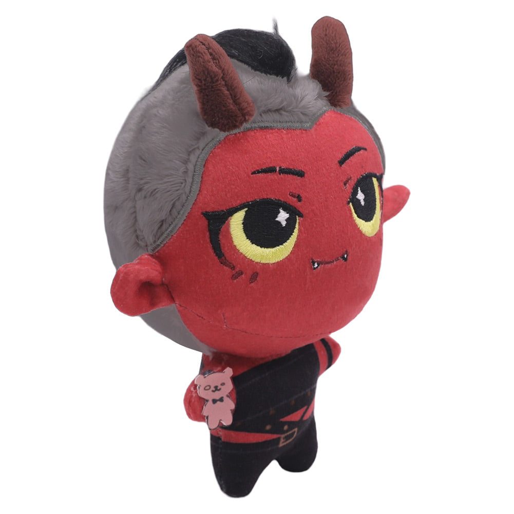 15CM Karlach Red Cosplay Plush Toys Cartoon Soft Stuffed Dolls Mascot Xmas Gift