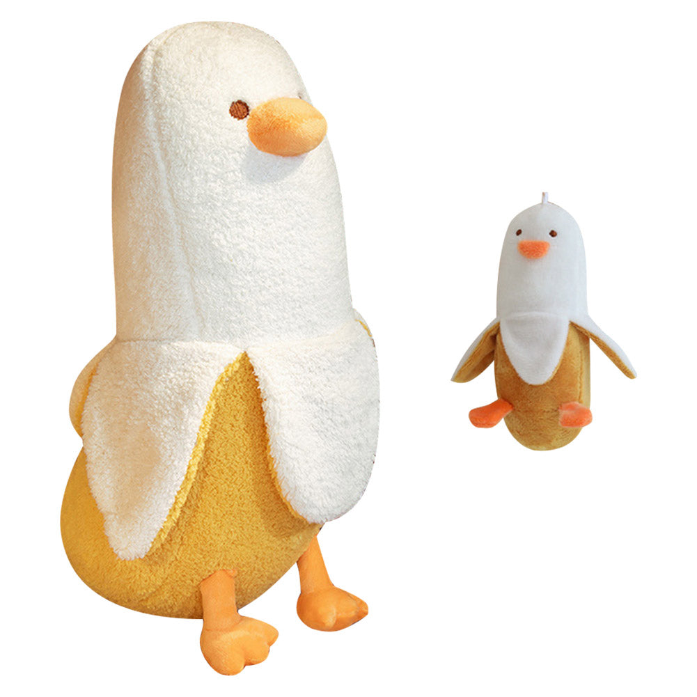 50CM Banana Duck Pillow Plush Toys Cartoon Soft Stuffed Animal Dolls Bag Duck Charm Mascot Birthday Xmas Gift