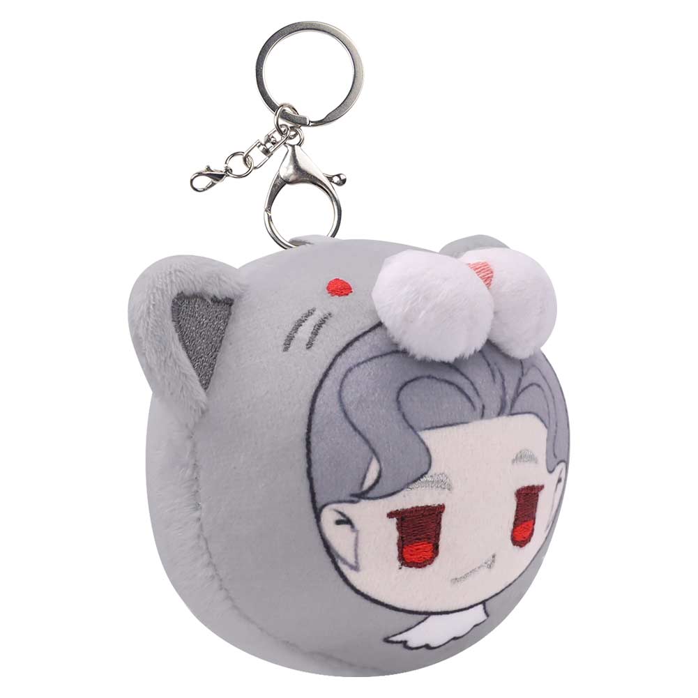 Mini Astarion Cat Plush Keychain Cosplay Plush Toys Cartoon Soft Stuffed Dolls Mascot Backpack Pendant Easter Decor