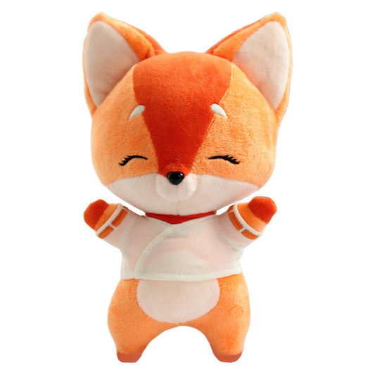 25CM Cute Smiling Fox Stuffed Animals Plush Toy For Babies Kids Dolls Birthday Xmas Gifts