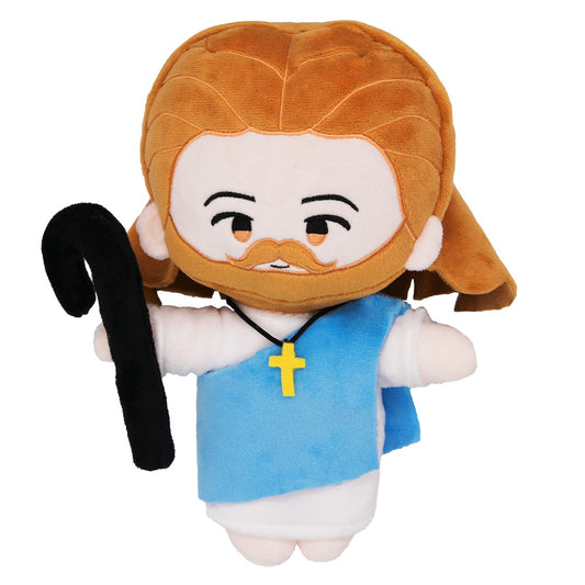 23CM Blue Jesus Stuffed Doll Plush Toy Soft Birthday Gift For Kids Mascot Home Decor-Original