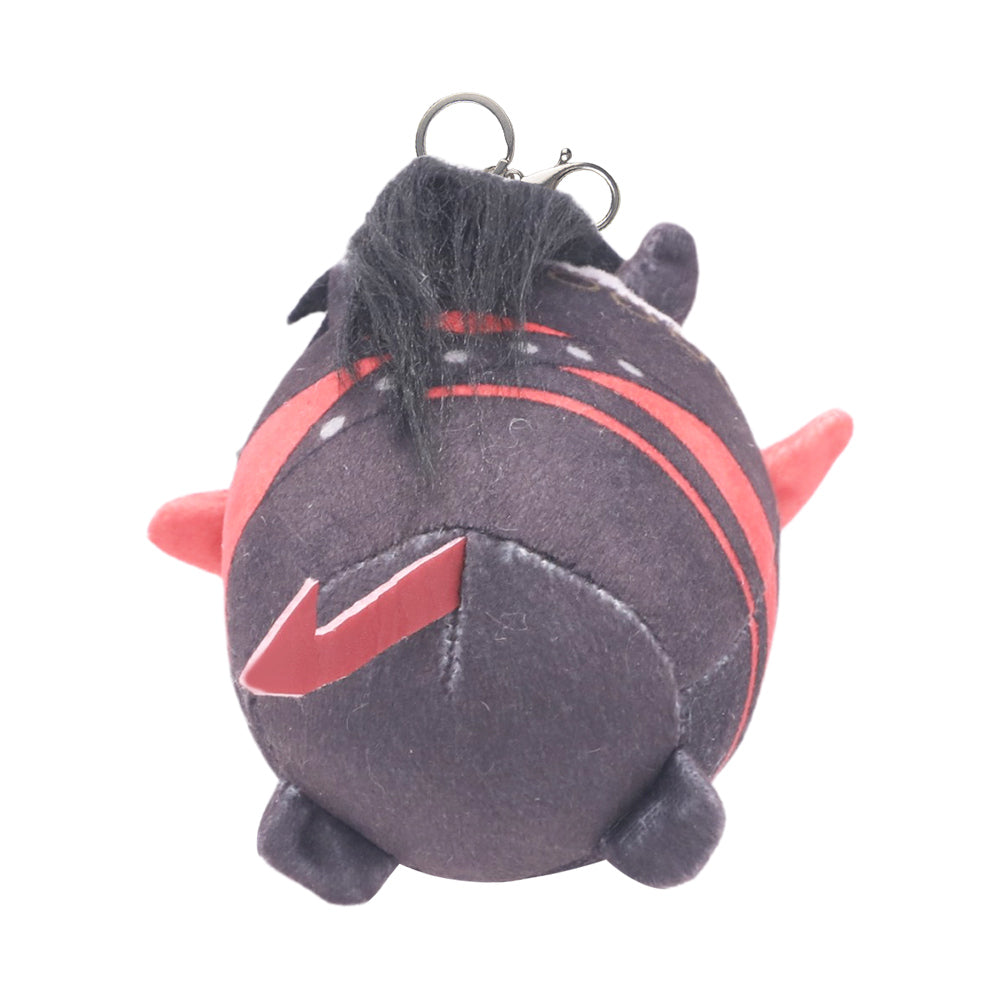 10CM Red Karlach Keychain Cosplay Plush Toys Cartoon Soft Stuffed Dolls Mascot Xmas Gift