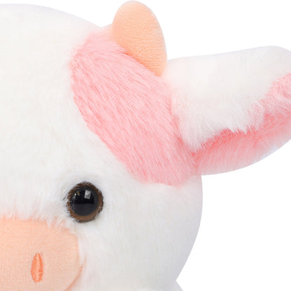 20CM Lovely Strawberry Cow Plush Toy Animal Cow Stuffed Doll For Kids Birthday Gift Soft Fluffy Friend Hugging Cushion