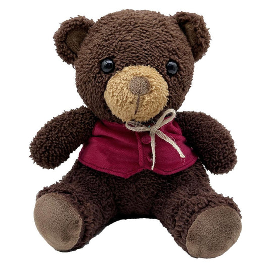 24CM Brown Bear Cosplay Plush Toys Cartoon Soft Stuffed Animals Dolls Mascot Xmas Kids Valentine's Day Gift
