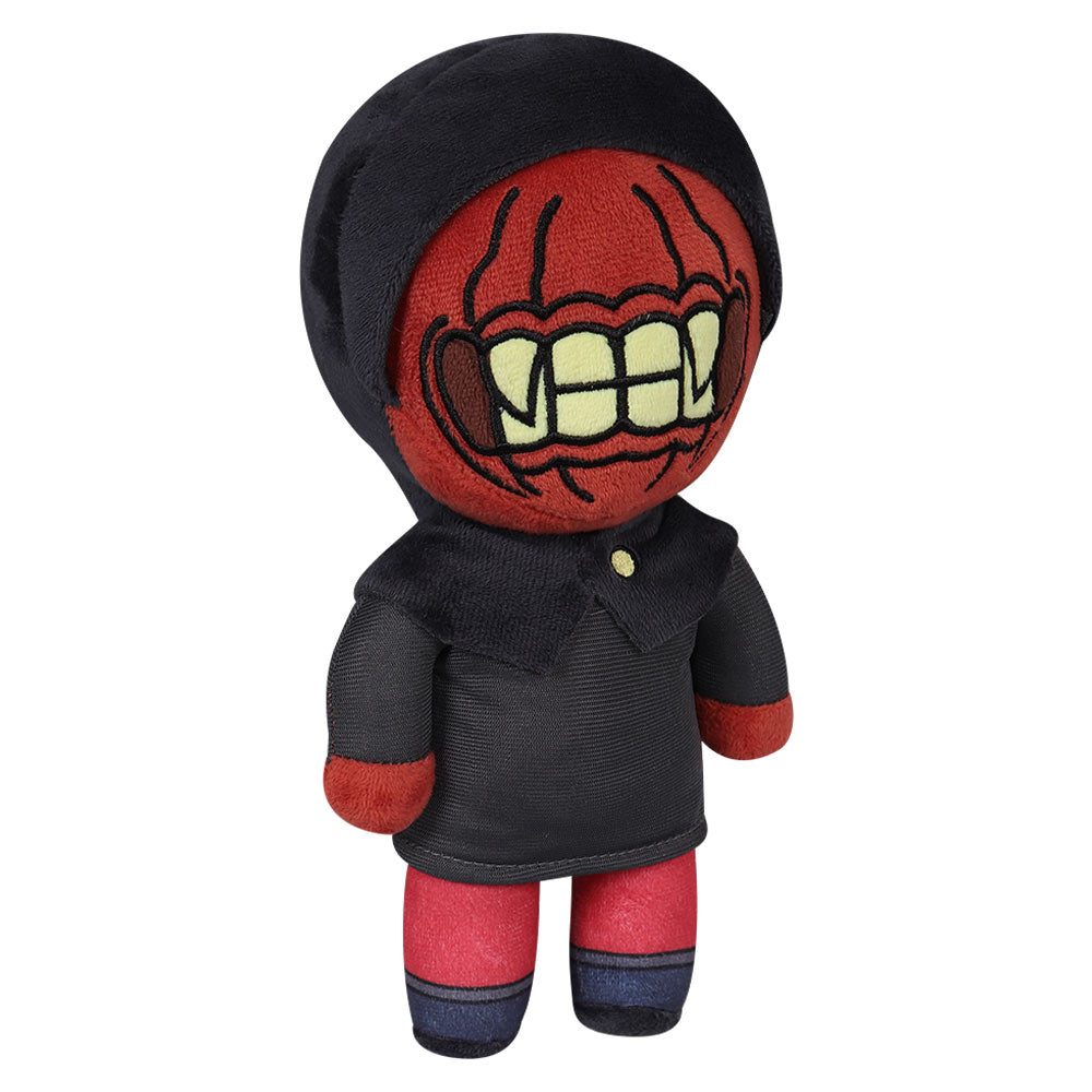 Horror Dolls Halloween Red-faced Monster Plush Toys Cartoon Soft Stuffed Gift Home Decoration