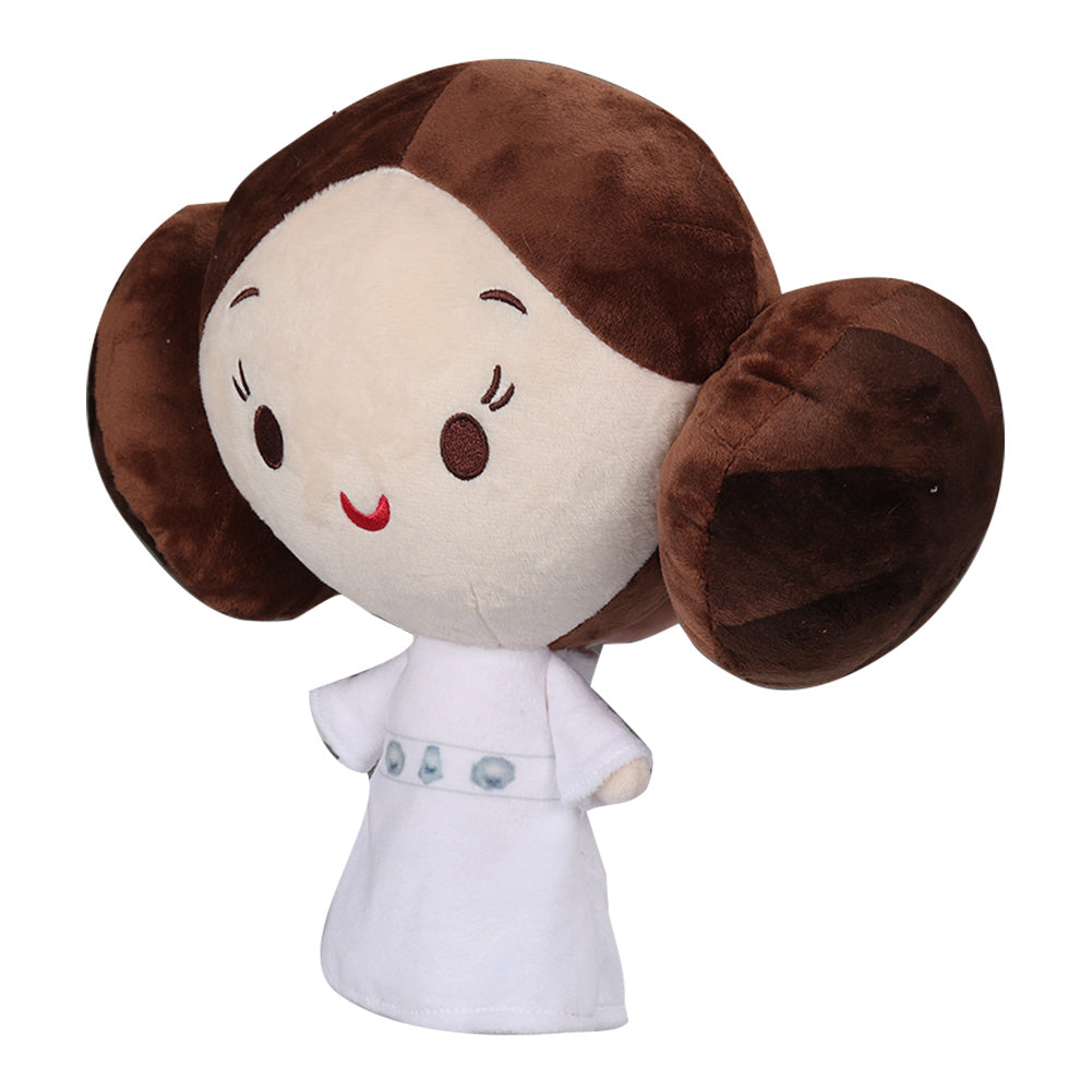 White Leia Cosplay Plush Toys Cartoon Soft Stuffed Dolls Mascot Xmas Gift