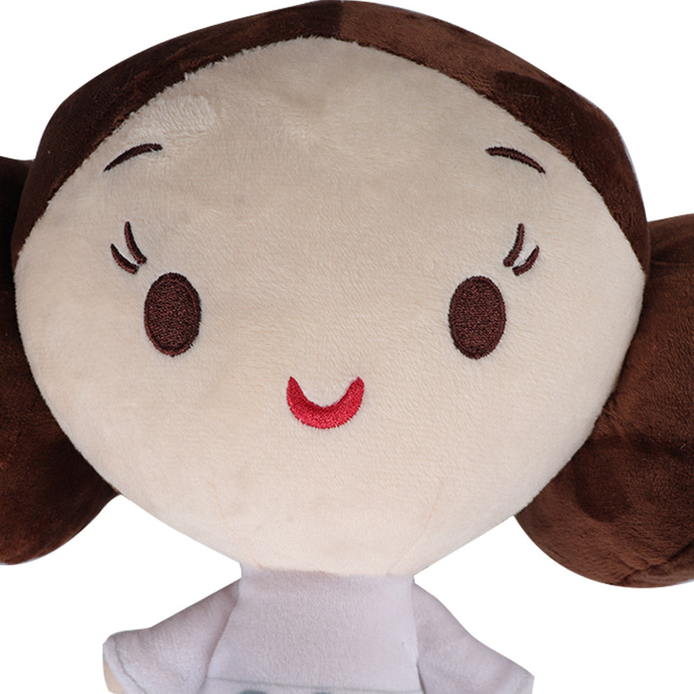 White Leia Cosplay Plush Toys Cartoon Soft Stuffed Dolls Mascot Xmas Gift