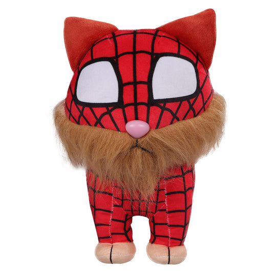 Cartoon Spider Cat Plush Toys Soft Stuffed Animal Dolls Mascot Birthday Xmas Gift Halloween Props