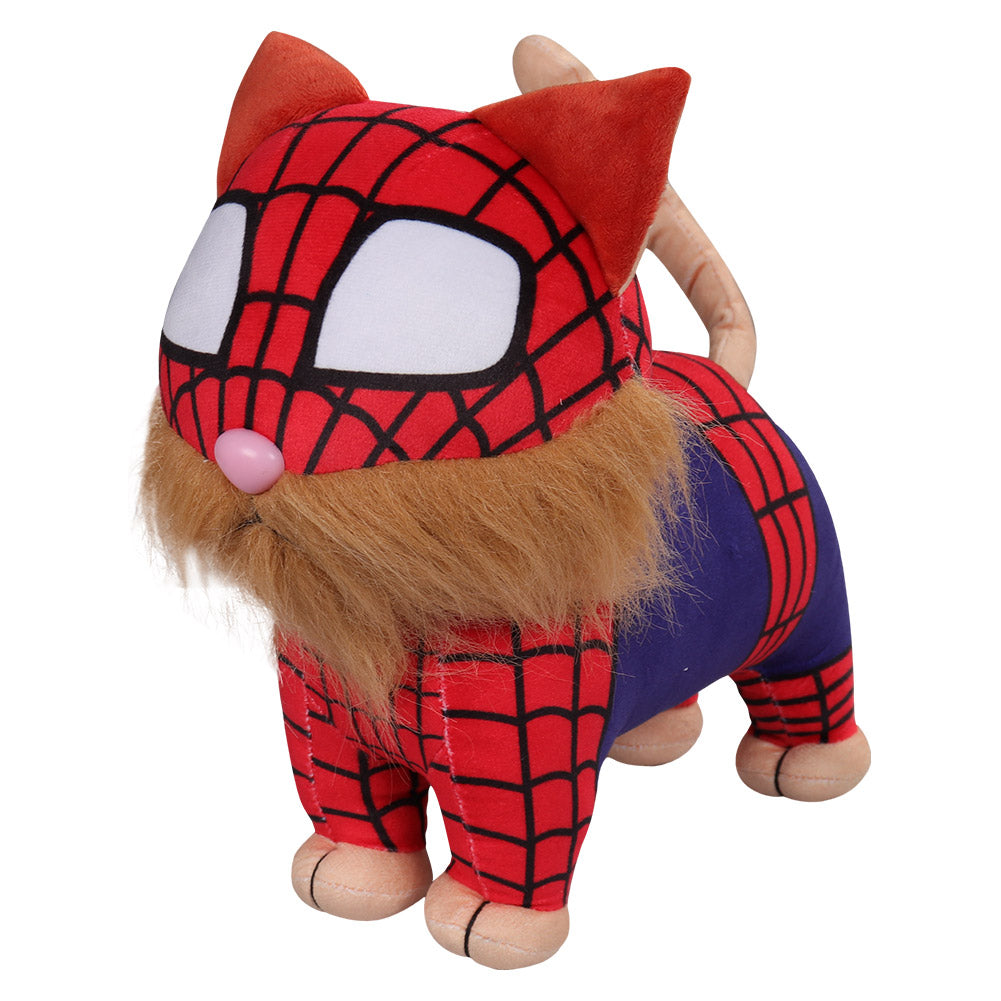 Cartoon Spider Cat Plush Toys Soft Stuffed Animal Dolls Mascot Birthday Xmas Gift Halloween Props