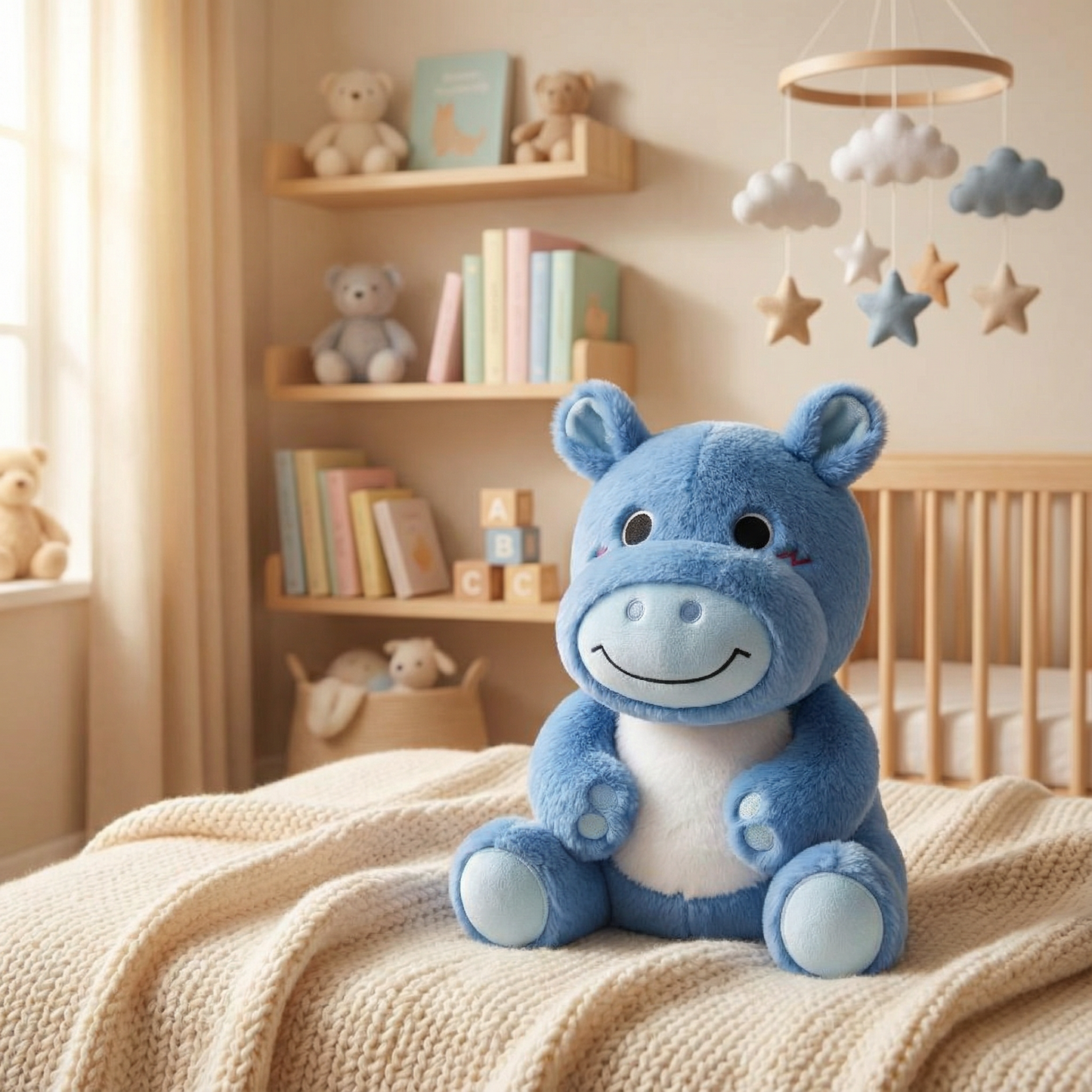 32CM Hippopotamus Original Plush Toys Soft Stuffed Dolls Animals Plushies Birthday Gift