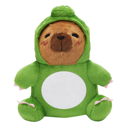 32CM Original Cute Capybara Dinosaur Dolls Soft Stuffed Dolls Animals Plush Toys Dino Plushies Birthday Gift