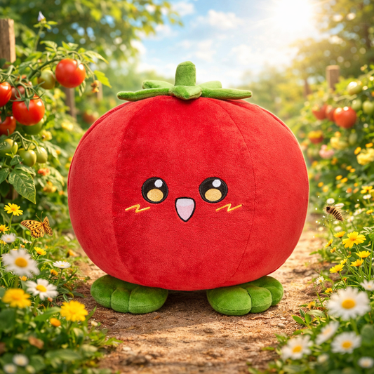 32CM Tomato Plush Toys Soft Stuffed Dolls Animals Plushies Birthday Gift