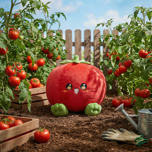 32CM Tomato Plush Toys Soft Stuffed Dolls Animals Plushies Birthday Gift